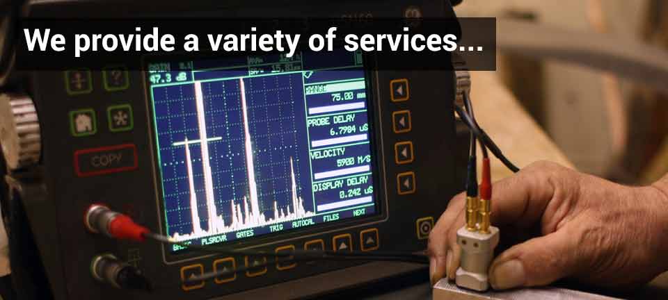 NDT Services Provided